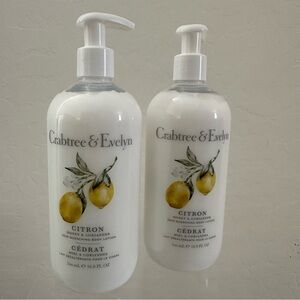 2 Citron (Honey and Coriander) Body Lotion Crabtree & Evelyn